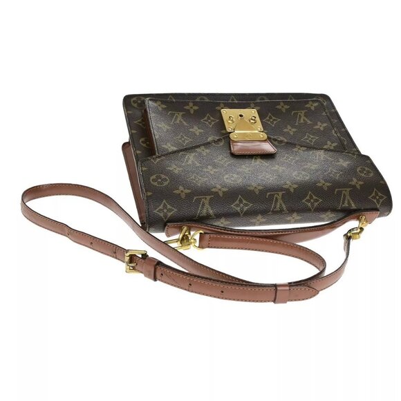 LOUIS VUITTON Monceau 28 2Way Shoulder Hand Bag Monogram Leather - Picture 12 of 16